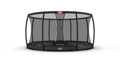 BERG InGround Elite 430 grijs + veiligheidsnet DLX Levels