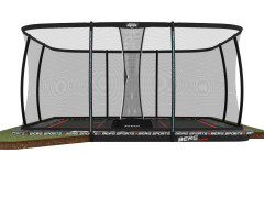 BERG Ultim Pro Bouncer FlatGround 5x5 + Safety Net DLX XL