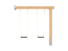 Aanbouw schommel (dubbel) Modernplay regular