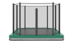 Akrobat Orbit inground trampoline 305x183 + veiligheidsnet