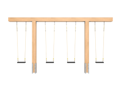 Dubbele schommel + dubbele oversteek Modernplay extra