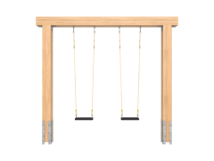 Dubbele schommel Modernplay extra
