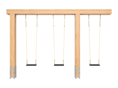 Dubbele schommel + oversteek Modernplay extra