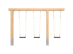 Dubbele schommel + oversteek Modernplay regular