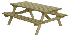 Goedkope picknicktafel 6 personen Talen (180x160 cm)