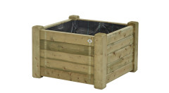 Bloembak Horst 80x80cm, 45mm, 53cm hoog