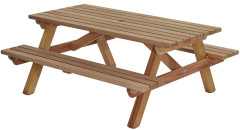 Hardhout picknicktafel 6 personen Talen (180x160cm)