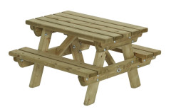 Kleuter picknicktafel voor jonge kinderen Talen (90x90 cm)