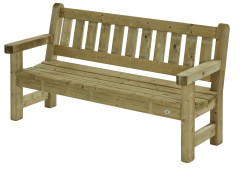 Parkbank Zeist Talen houten tuinbank 4 zit