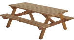 Picknicktafel hardhout Talen 8 personen (200x160cm)