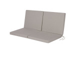 Tuinmeubel 2-zitskussen 119 x 48 cm taupe